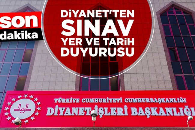 Yurt Dışı Sözleşmeli Din Görevlisi Temsil ve Yeterlik Sınavı Yer ve Tarihleri