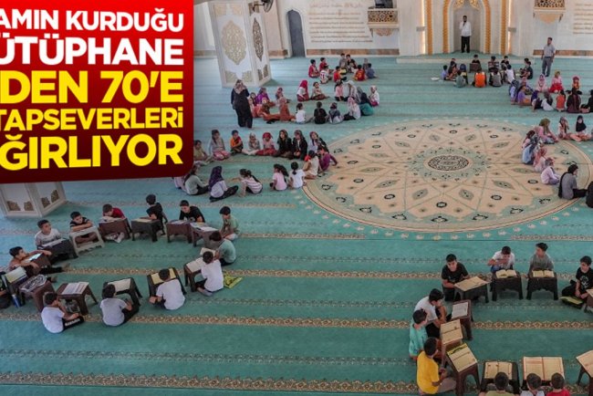 Diyarbakır'da imamın kurduğu kütüphane 7'den 70'e kitapseverleri ağırlıyor