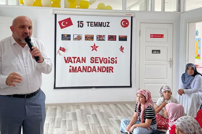 Giresun’daki yaz Kur’an kurslarında 15 Temmuz anıldı