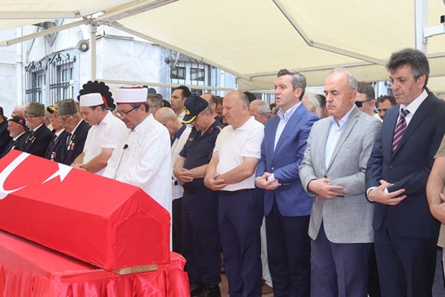 Kıbrıs gazisi Şahin Demirci, Ünye'de ebediyete uğurlandı