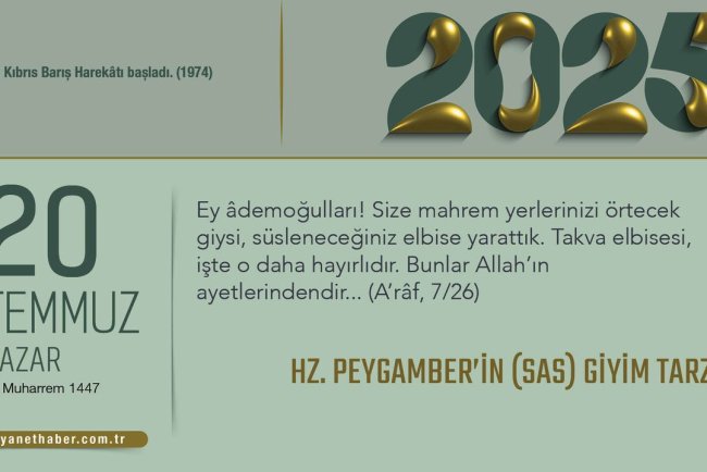 Hz. Peygamber’in (sas) Giyim Tarzı