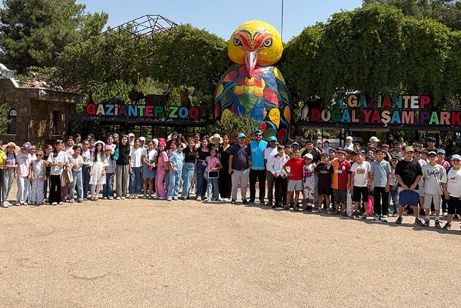 Kilis'te çocuklar "Ekranı Kapat, Çevreni Keşfet" projesinde bir araya geldi