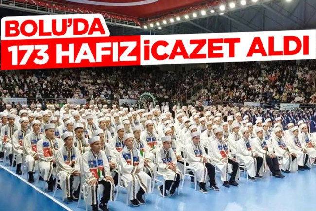 Bolu'da 173 Hafız icazet aldı