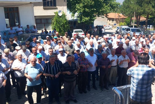 Gediz'de yağmur duası yapıldı