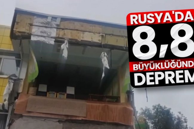 Rusya'nın doğusunda 8,8 büyüklüğünde deprem