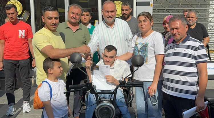 Müftülükten akülü araç desteği