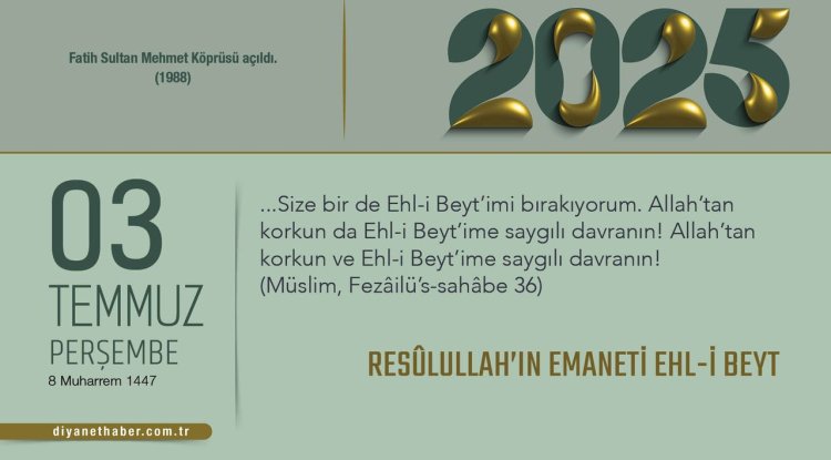 Resûlullah’ın Emaneti Ehl-i Beyt