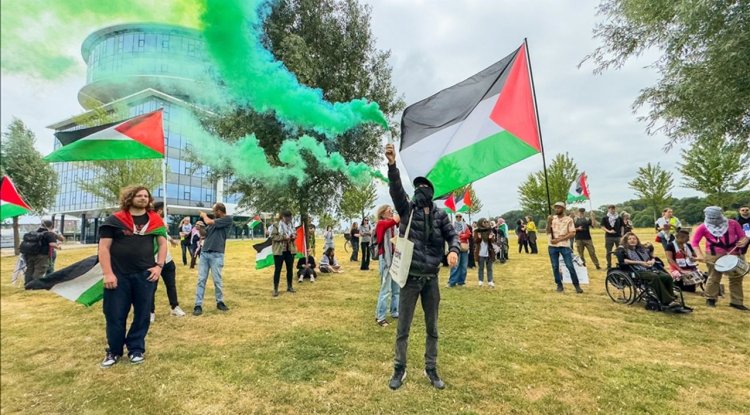 Avrupa'da, işgalcilerin Gazze'ye yönelik saldırıları protesto edildi