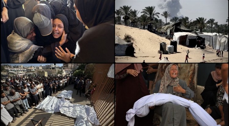 İşgalcilerin Gazze Şeridi'nin çeşitli yerlerine düzenlediği saldırılarda 41 Filistinli şehit oldu