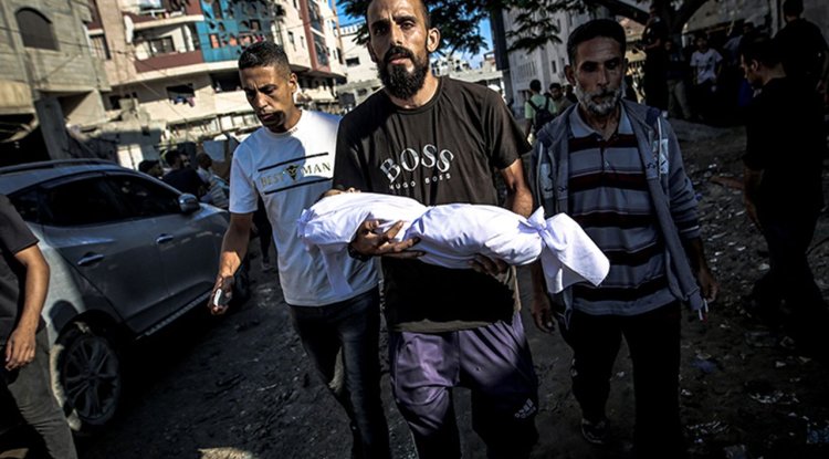 İşgalcilerin Gazze Şeridi'ne saldırılarında biri bebek 10 Filistinli şehit oldu