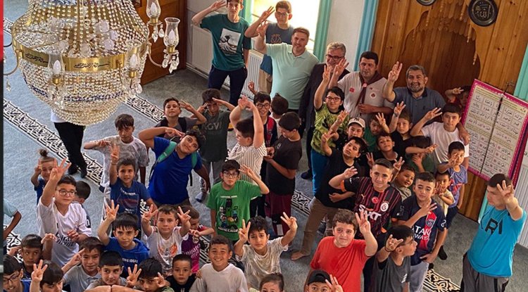 Karaman'da Yaz Kur'an Kursu öğrencileri izcilik faaliyetinde bulundu