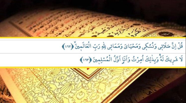 En'am 162. ve 163. ayetin manası