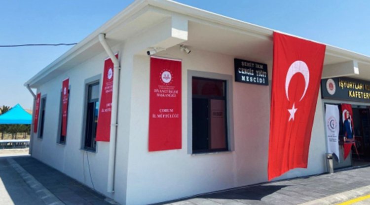 Çorum'da ceza infaz kurumunda mescit açıldı