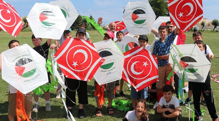 Yaz Kur'an Kursu öğrencilerinden Filistin farkındalığı