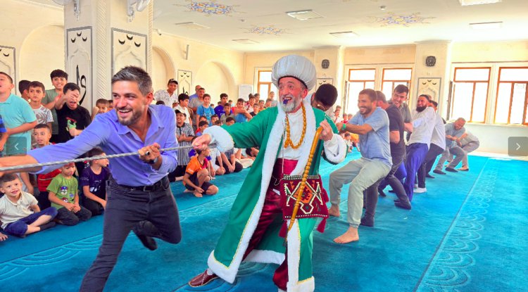 Nasreddin Hoca Ceylanpınarlı çocuklarla buluştu