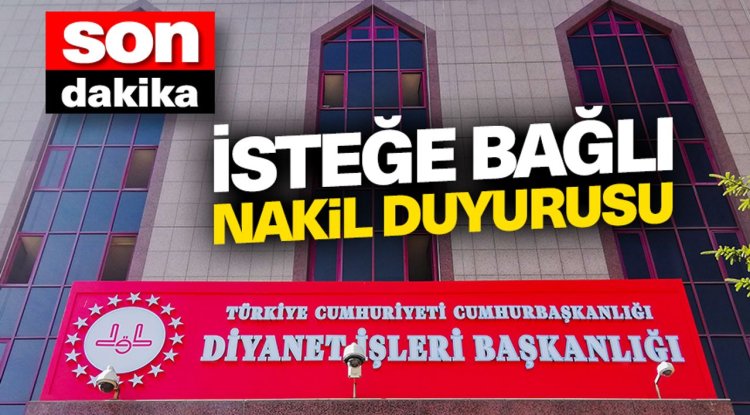 Diyanet'ten isteğe bağlı nakil duyurusu