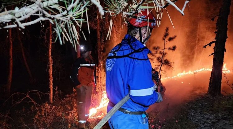 ESKAR, Eskişehir'deki yangınla mücadeleye destek oluyor