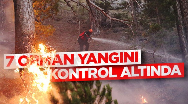 Bakan Yumaklı: 7 orman yangını kontrol altına alındı