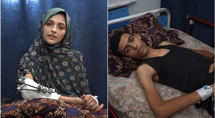 Gazzeli 2 kardeş, yetersiz beslenme nedeniyle iyileşemiyor