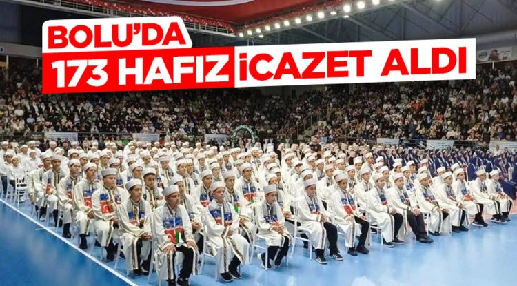 Bolu'da 173 Hafız icazet aldı