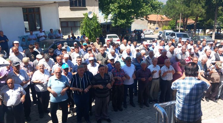 Gediz'de yağmur duası yapıldı