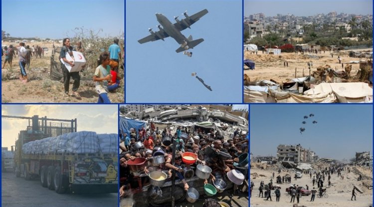 İşgalciler son 6 ayda Gazze'ye giren sınırlı miktardaki yardımı yüzde 88 azalttı