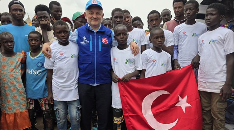 Aksaraylı hayırseverler Gambiya'ya umut oldu