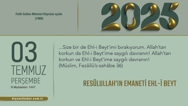 Resûlullah’ın Emaneti Ehl-i Beyt