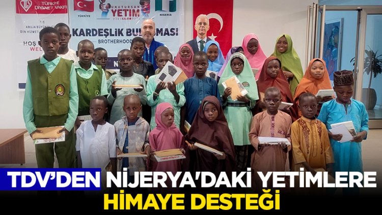 Türkiye Diyanet Vakfı, Nijerya'daki yetimlere himaye desteği ulaştırdı
