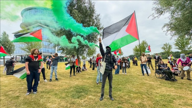 Avrupa'da, işgalcilerin Gazze'ye yönelik saldırıları protesto edildi