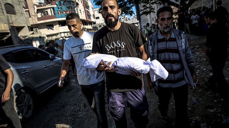 İşgalcilerin Gazze Şeridi'ne saldırılarında biri bebek 10 Filistinli şehit oldu