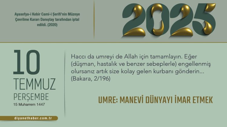 Umre: Manevi Dünyayı İmar Etmek