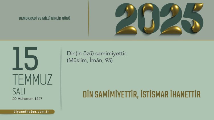 Din Samimiyettir, İstismar İhanettir