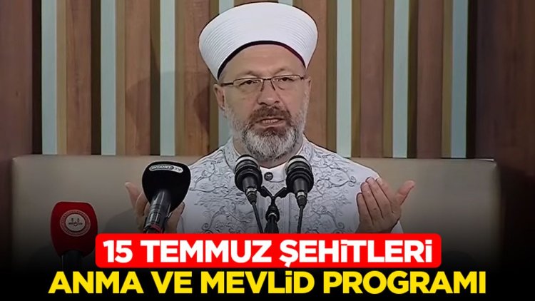 Beştepe Millet Camii'nde 15 Temmuz şehitleri dualarla anıldı