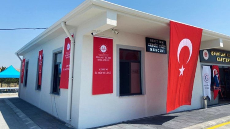 Çorum'da ceza infaz kurumunda mescit açıldı