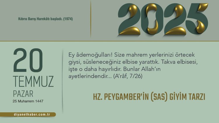 Hz. Peygamber’in (sas) Giyim Tarzı