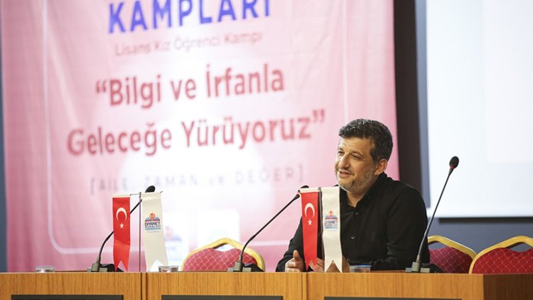 TDV Yaz Kampı'nda "Fıtrata Uygun Yaşamak'' Semineri düzenlendi