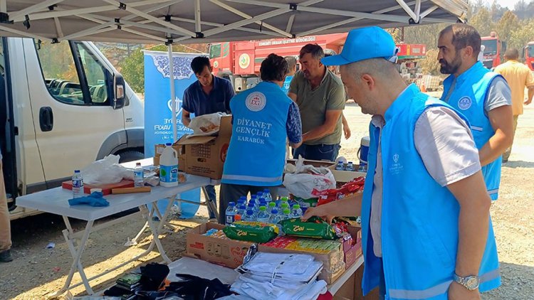 Karabük halkından orman yangınlarıyla mücadeleye destek