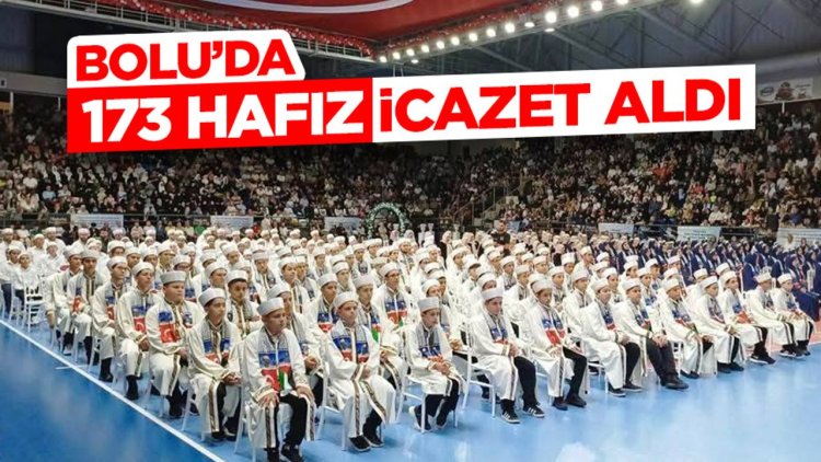 Bolu'da 173 Hafız icazet aldı