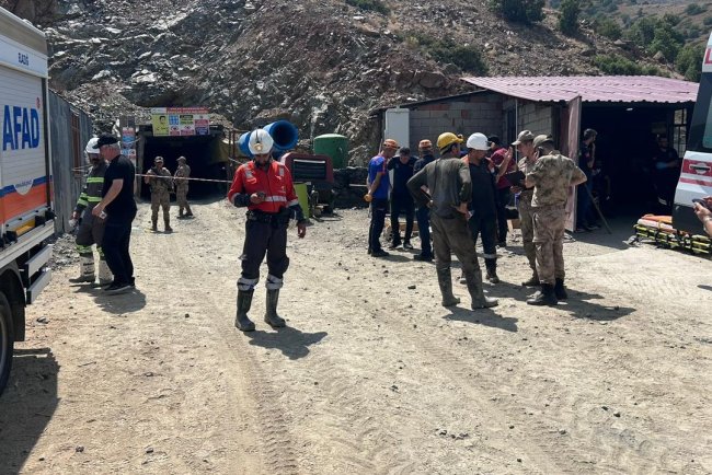 Elazığ'da maden ocağında göçük meydana geldi