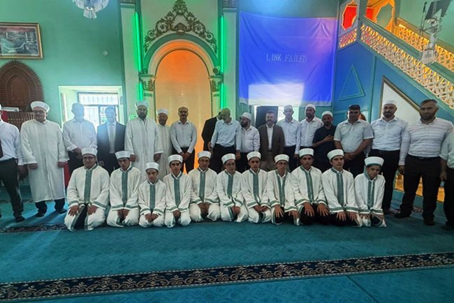 Yalvaç'ta hafızlar icazet sevinci yaşadı