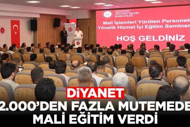 Diyanet, 2.000’den Fazla Mutemede Mali Eğitim Verdi