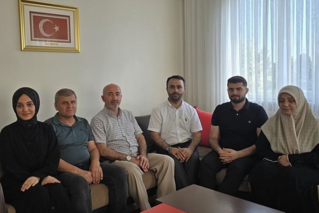 Müftü'den Şehit Mehmet Karaaslan'ın ailesine ziyaret