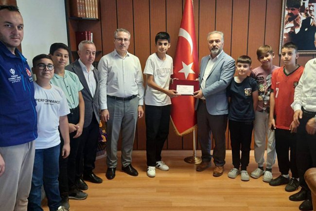 Çorum'da öğrenciler, Filistin'i unutmadı