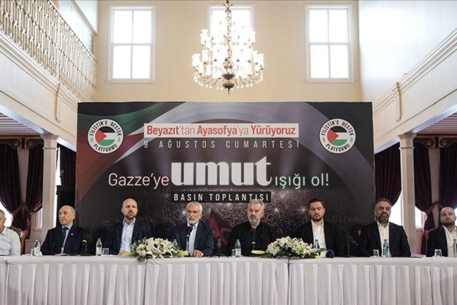 Filistin'e Destek Platformu 9 Ağustos'ta Gazze için yürüyecek