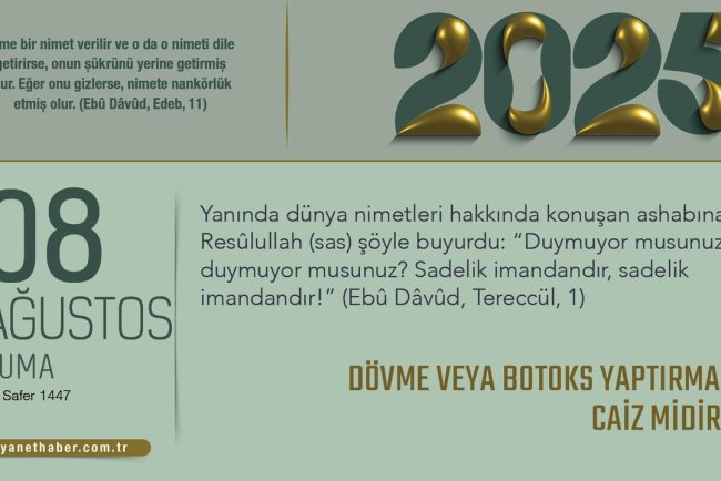 Dövme Veya Botoks Yaptırmak Caiz Midir?