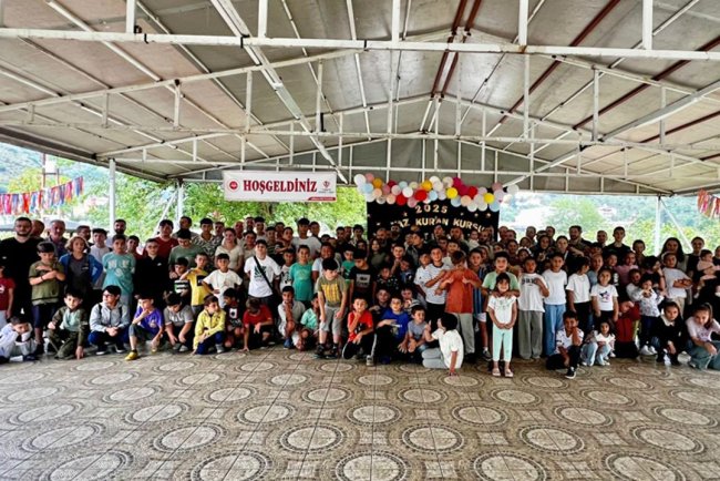 Görele’de Yaz Kur’an Kursu öğrencileri şenlikte buluştu