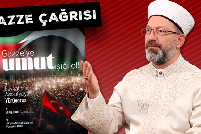 Başkan Erbaş'tan Gazze'ye umut çağrısı