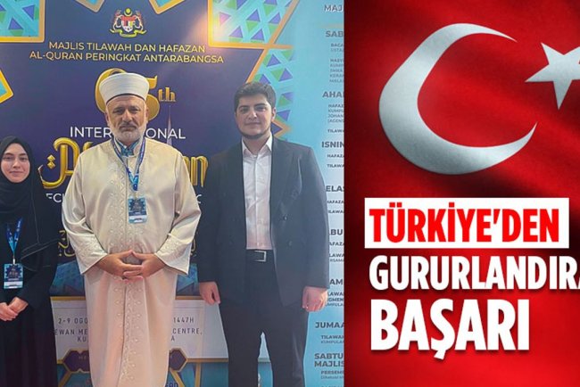Türkiye'den gururlandıran başarı