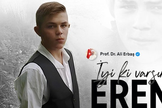 Başkan Erbaş'tan şehit Eren Bülbül paylaşımı